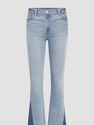 Barbara High-Rise Bootcut Crop Jean - Ivy