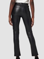 Barbara High-Rise Straight Coated Ankle Jean