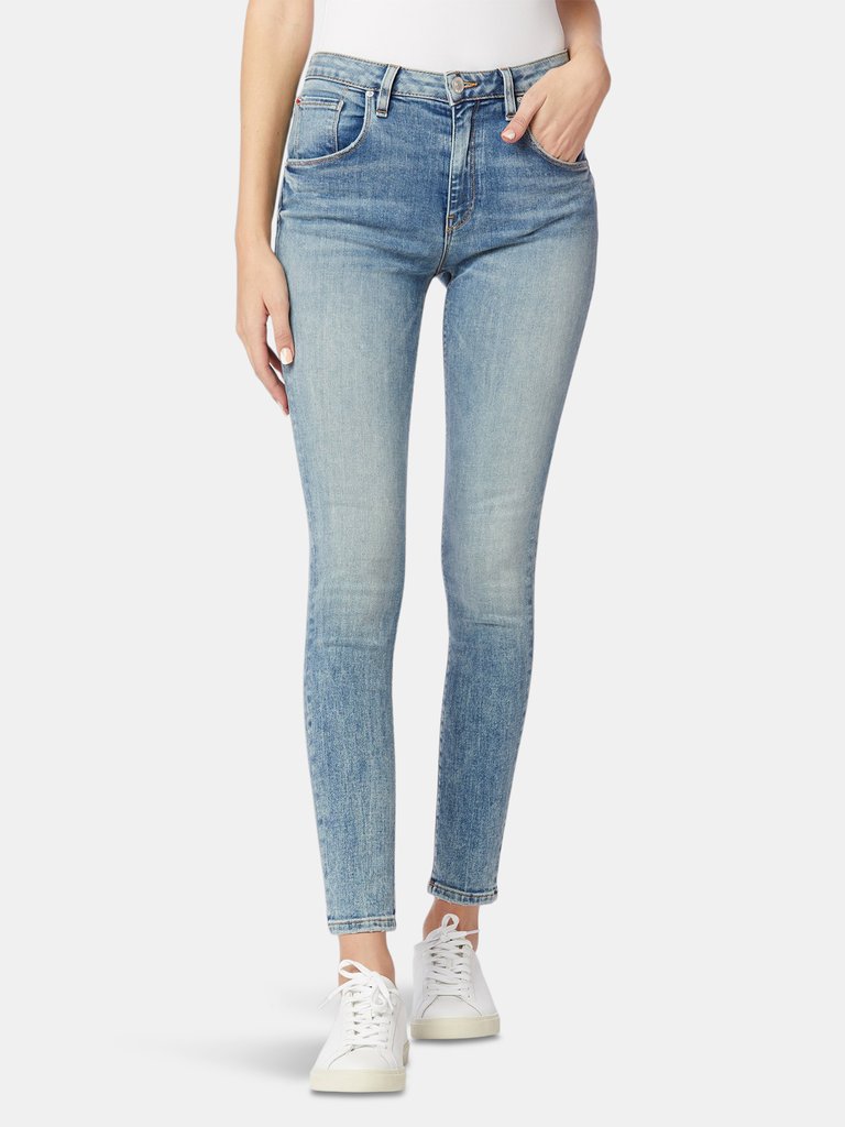 Barbara High-Rise Super Skinny Flap Ankle Jean - Moving On