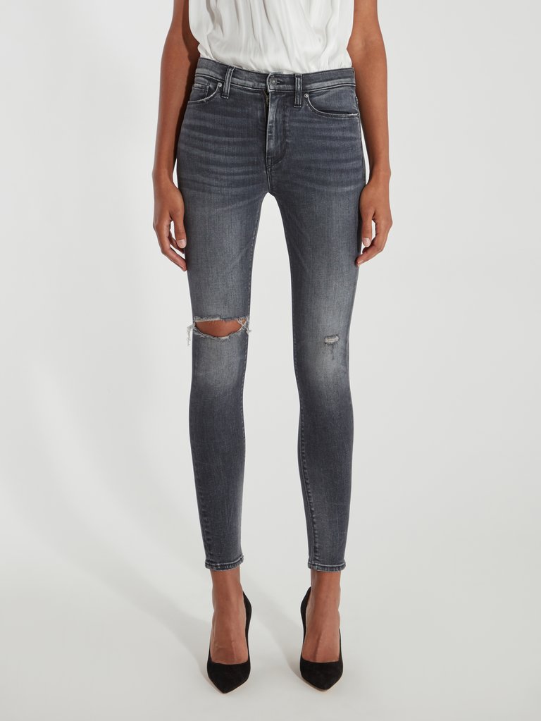 Barbara High Rise Super Skinny Jeans - Out of Sight