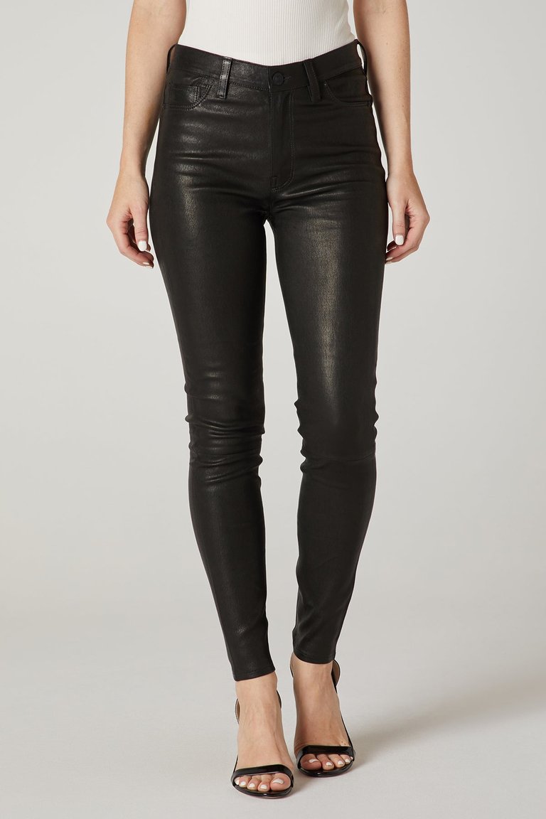 Barbara High-Rise Super Skinny Leather Pant