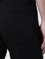 Blake Slim Straight Twill Pant - Black 