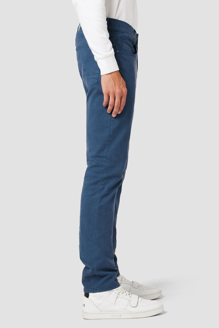 Blake Slim Straight Twill Pant - Navy