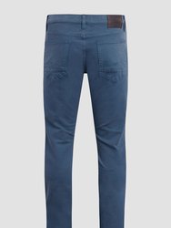 Blake Slim Straight Twill Pant - Navy