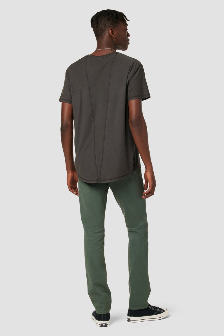 Blake Slim Straight Twill Pant - Pine