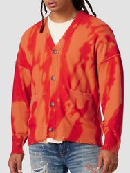 Cardigan - Orange Streak - Orange Streak