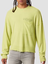 Crew Neck Sweater - Lime - Lime