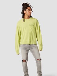 Crew Neck Sweater - Lime