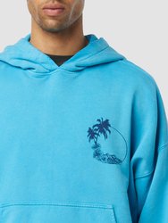 Crop Hoodie - Ocean