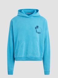 Crop Hoodie - Ocean