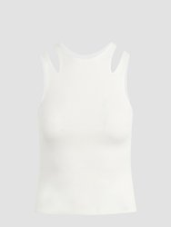 Cut Out Tank - Ecru