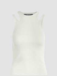 Cut Out Tank - Stormy Grey