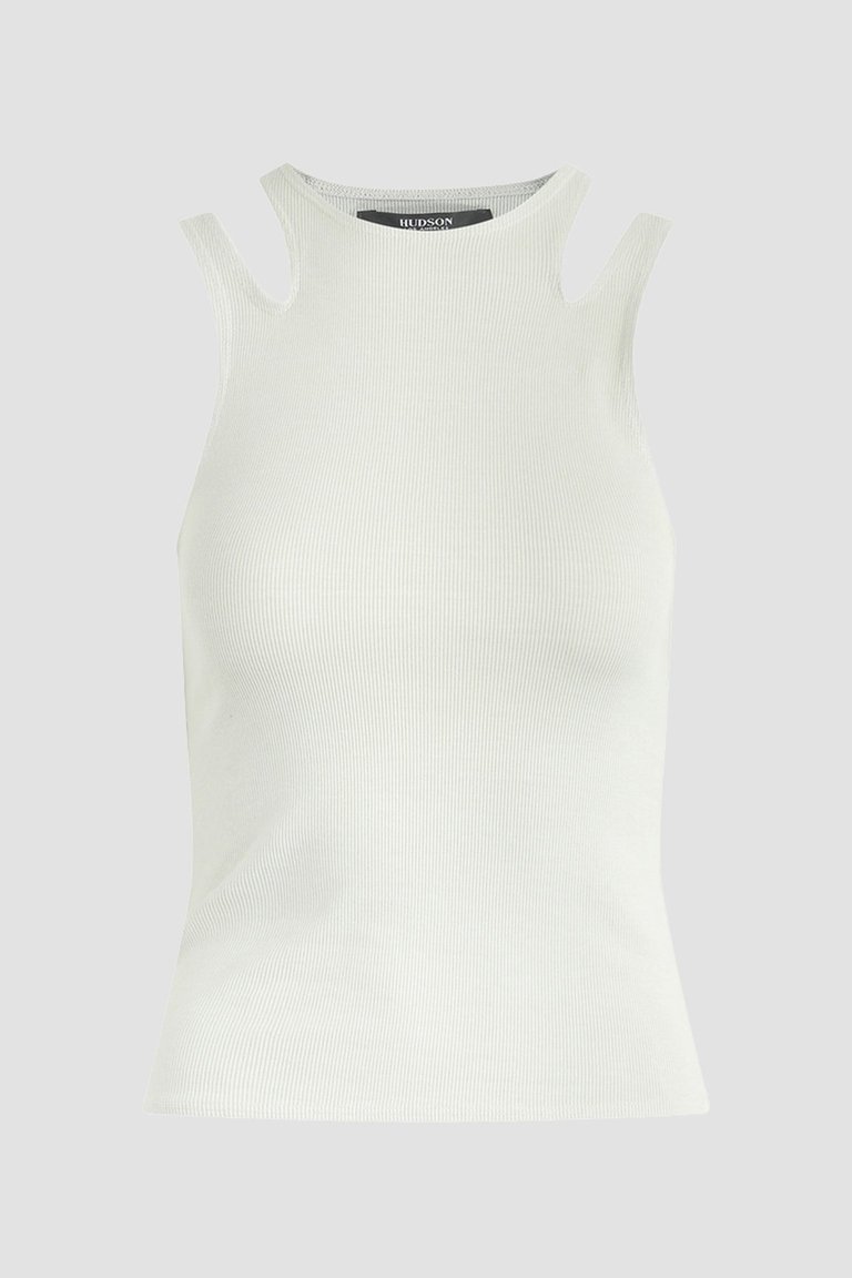 Cut Out Tank - Stormy Grey