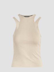 Cut Out Tank - Camel