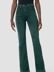 Faye Ultra High-Rise Bootcut Jeans - Overdye Scarab - Overdye Scarab