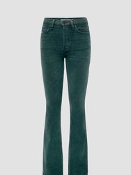 Faye Ultra High-Rise Bootcut Jeans - Overdye Scarab