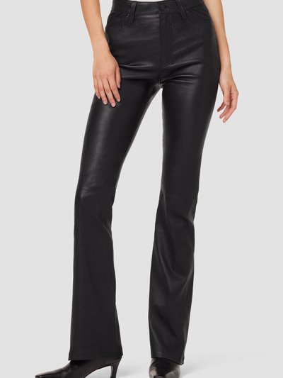 Hudson Jeans Faye Ultra High-Rise Bootcut Leather Pant product