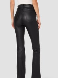 Faye Ultra High-Rise Bootcut Leather Pant