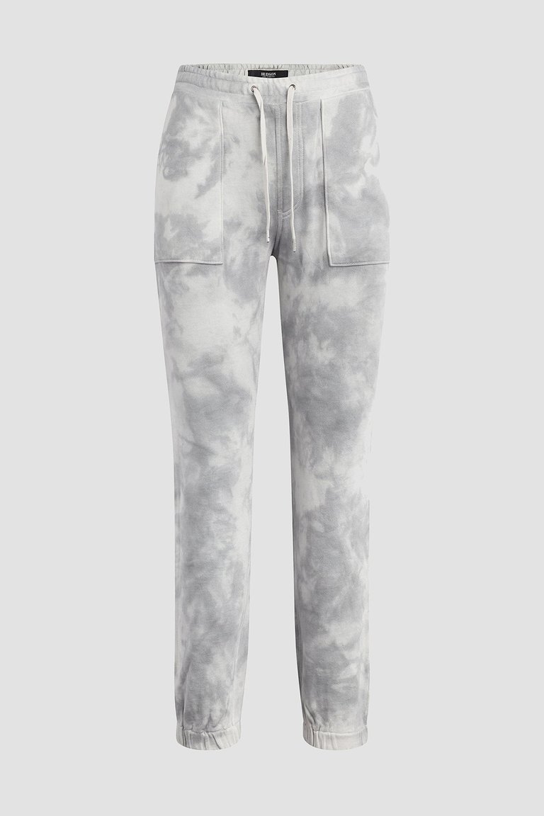 French Terry Utility Jogger - Monument Ice Dye