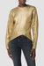 Front Wrap Sweater - Foiled Camel - Foiled Camel