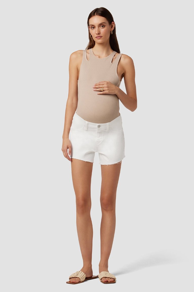 Gemma Maternity Short - White
