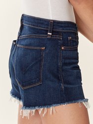 Gemma Mid Rise Cut Off Jean Shorts