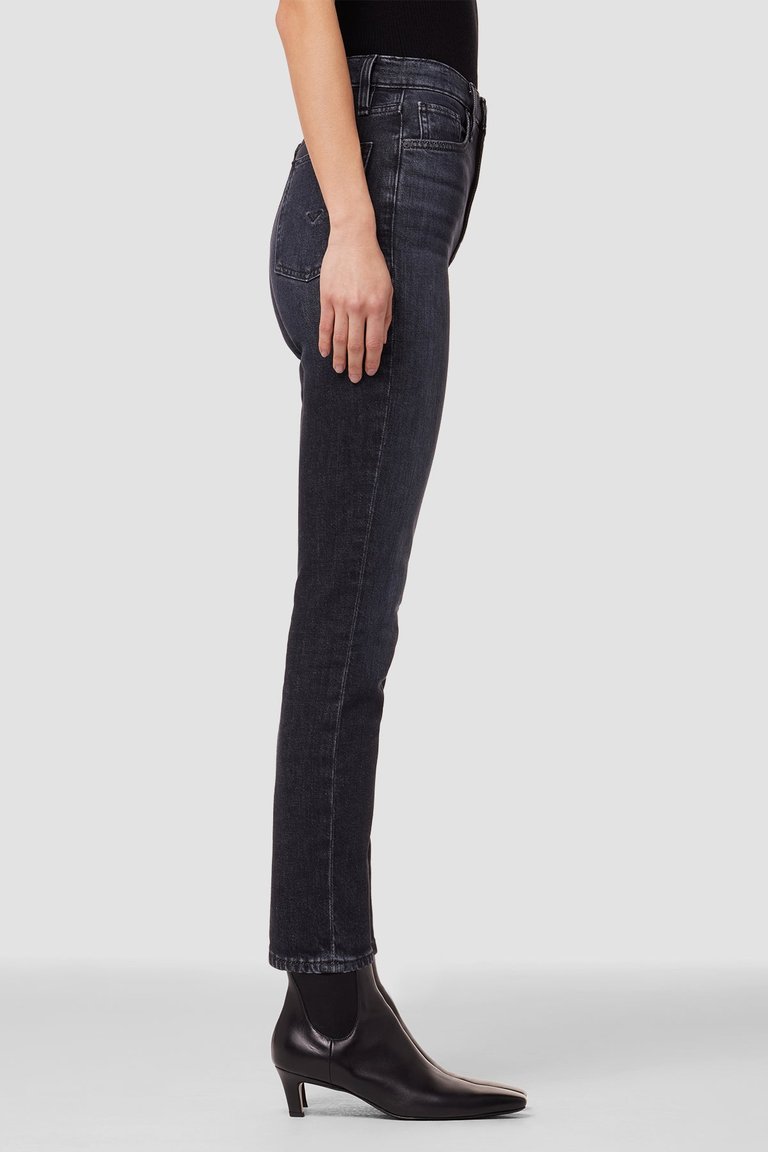 Harlow Ultra High-Rise Cigarette Ankle Jean - Eco Black - Eco Black