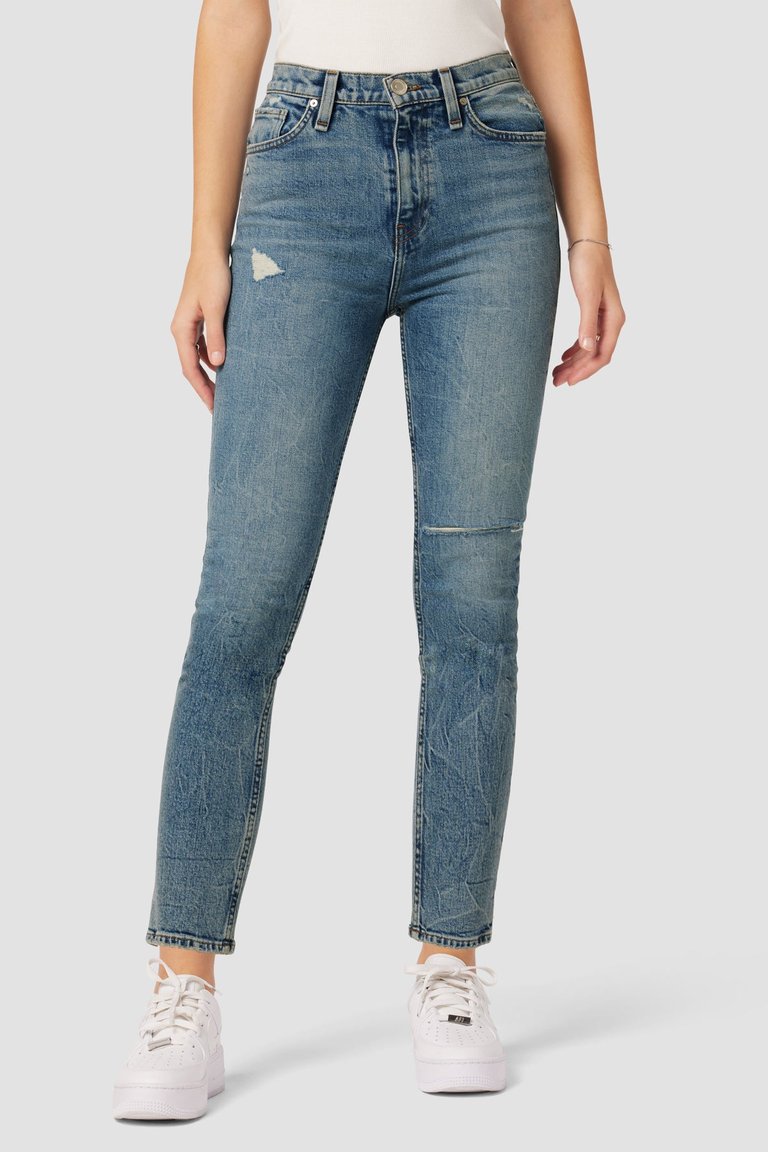 Harlow Ultra High-Rise Cigarette Ankle Jeans - Nebula - Nebula