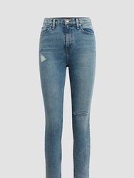 Harlow Ultra High-Rise Cigarette Ankle Jeans - Nebula