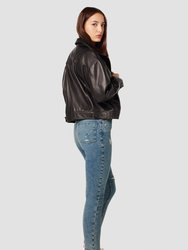 Harlow Ultra High-Rise Cigarette Ankle Jeans - Nebula