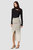 High-Rise Reconstructed Pencil Skirt