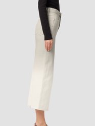 High-Rise Reconstructed Pencil Skirt