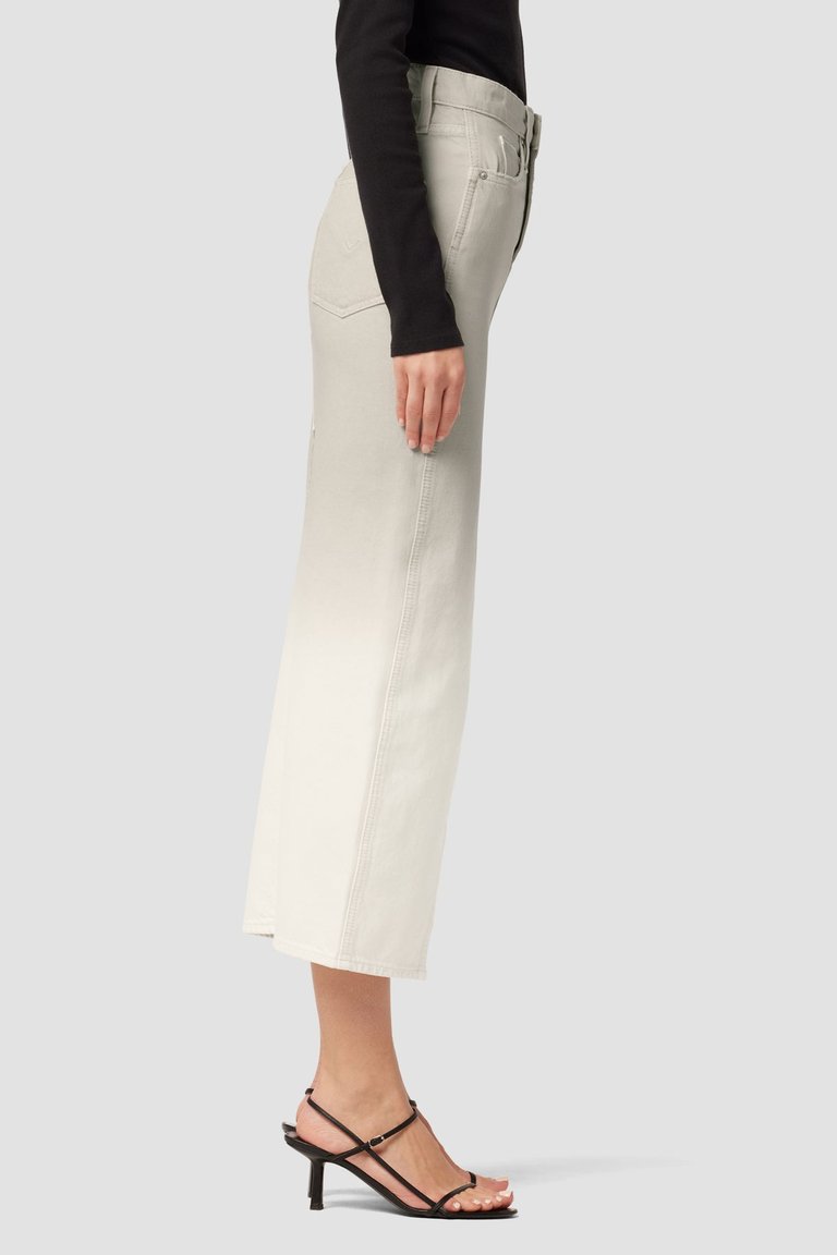 High-Rise Reconstructed Pencil Skirt