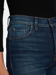 Holly High Rise Crop Straight Jeans