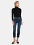 Holly High Rise Crop Straight Jeans