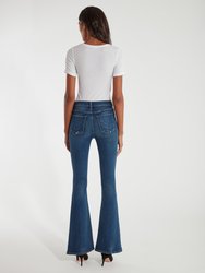 Holly High Rise Five Pocket Flare Jeans