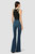 Holly High-Rise Flare Jean With Inseam Slit