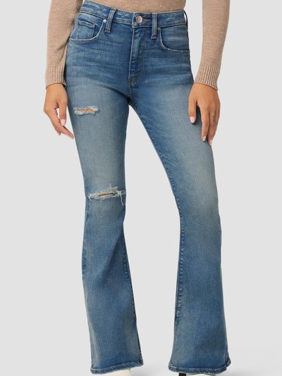 Hudson Jeans Holly High-Rise Flare Petite Jean - Coral product