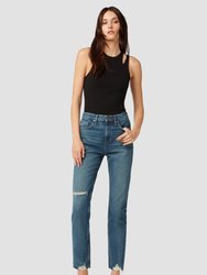 Holly High-Rise Straight Crop Jean - Blue Dreams