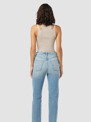 Jade High-Rise Straight Loose Fit Jean - Free Mind