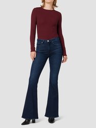 Knot Back Bodysuit - Bordeaux