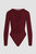 Knot Back Bodysuit - Bordeaux