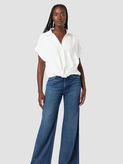Hudson Jeans Knotted Button Down Shirt - White product