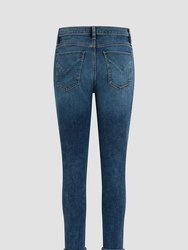 Lana Mid-Rise Slim Boyfriend Crop Jean - Journey Home Destructed