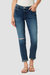 Lana Mid-Rise Slim Boyfriend Crop Jean - Journey Home Destructed