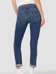 Lana Slim Boyfriend Jean With Roll Hem