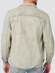 Lightweight Denim Shirt - Stripped Paint