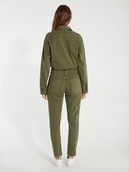 Long Sleeve Fitted Jumpsuit