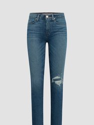 Nico Mid-Rise Straight Leg Ankle Jean - Reminisce