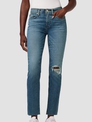 Nico Mid-Rise Straight Leg Ankle Jean - Reminisce - Reminisce